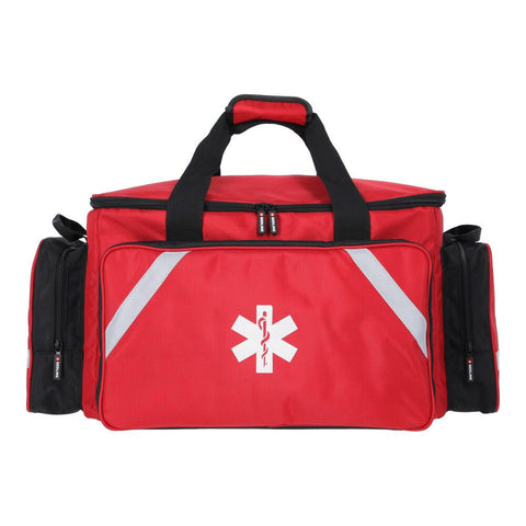 GIMA ref 27169 MochilaSilos 2 para emergencias sanitarias, poliéster  recubierto de PVC, 38 x 24 xh 50 cm, roja, maleta de primeros auxilios